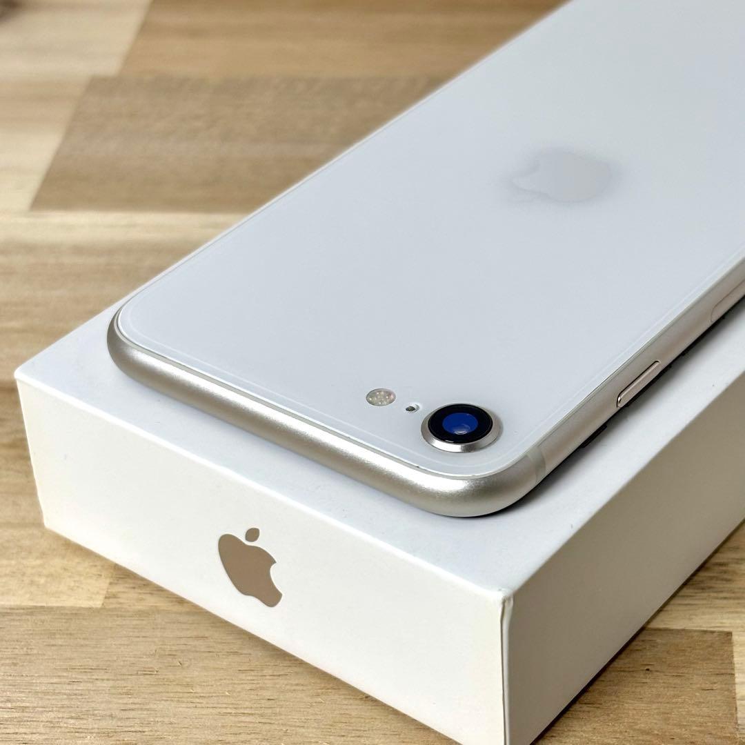 【電池新品100%】iPhone SE3 128GB |ホワイト|SIMフリー
