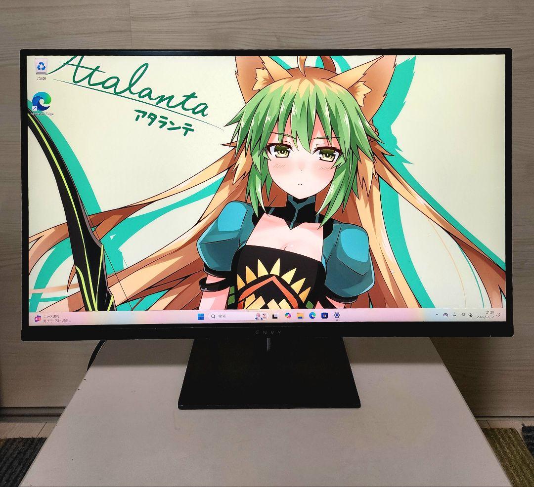 美品　HP ENVY 27s 4k 27インチ IPSモニター