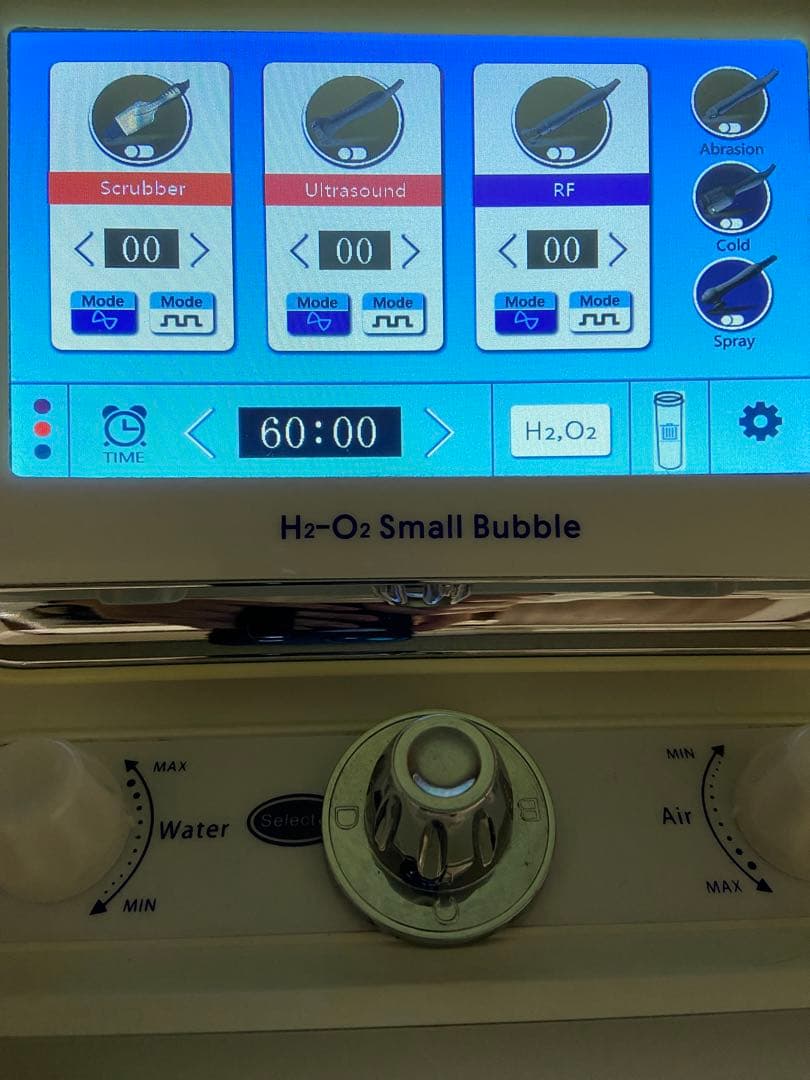 H2-O2SmallBubble 酸素水素 美顔器　業務用　ハイドラフェイシャル