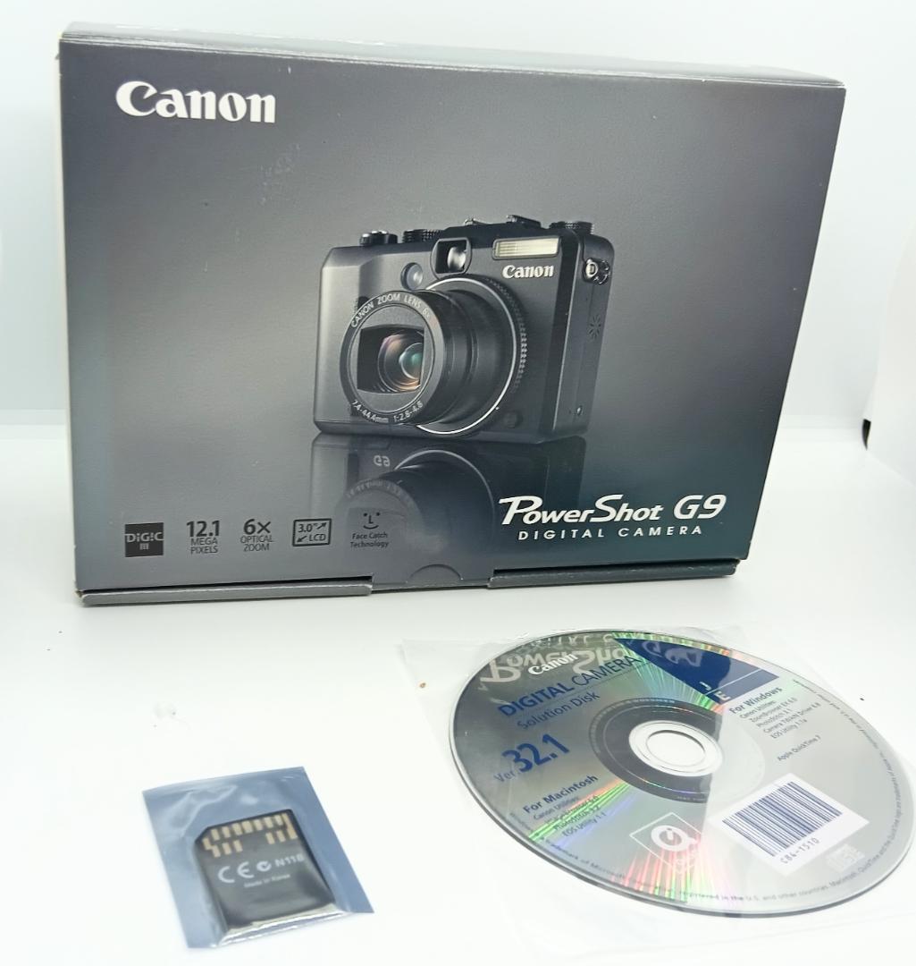Canon PowerShot G9 12.1MP 充電器 SD 箱付き 美品
