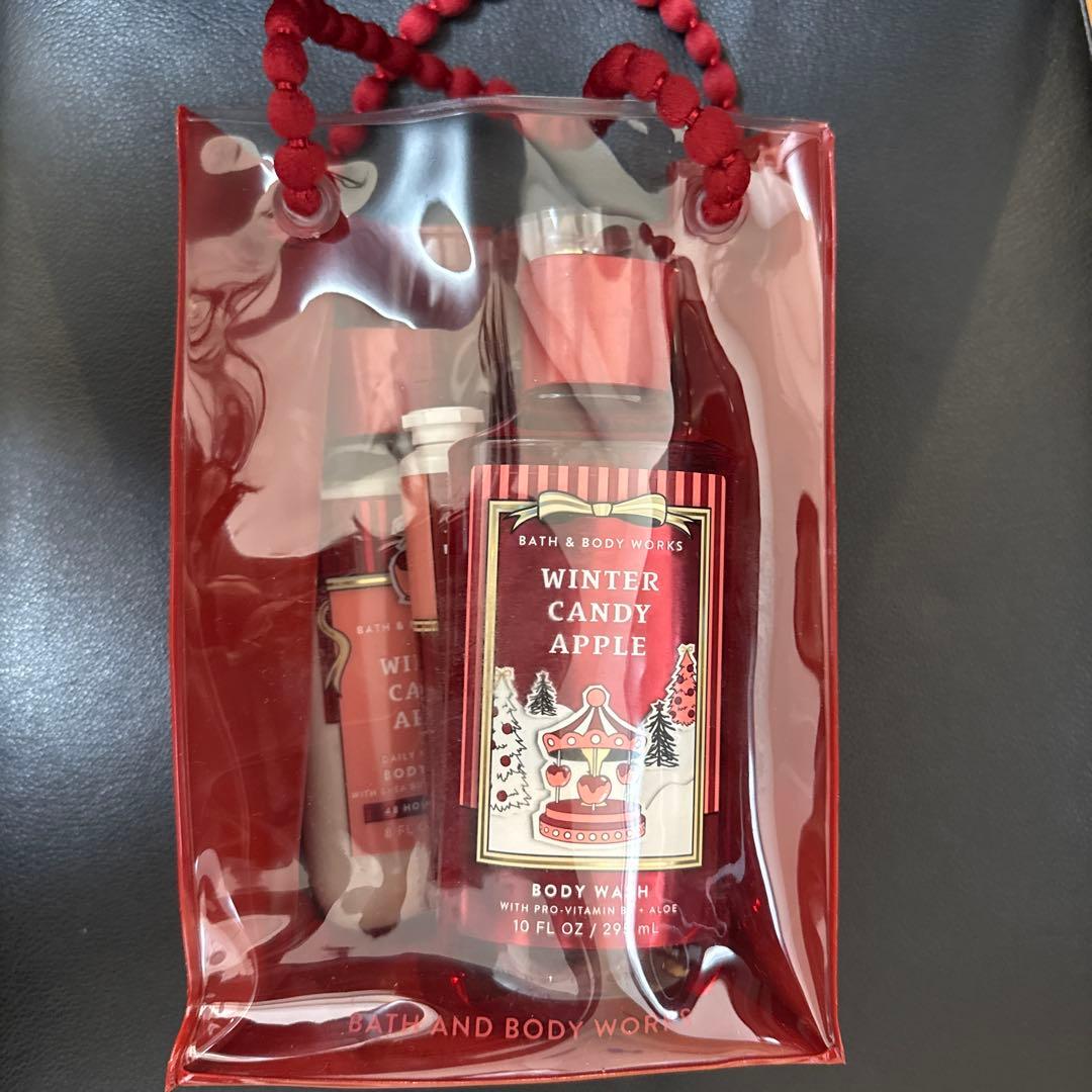 【Bath & Body Works】ウィンターキャンディアップル 4点セット