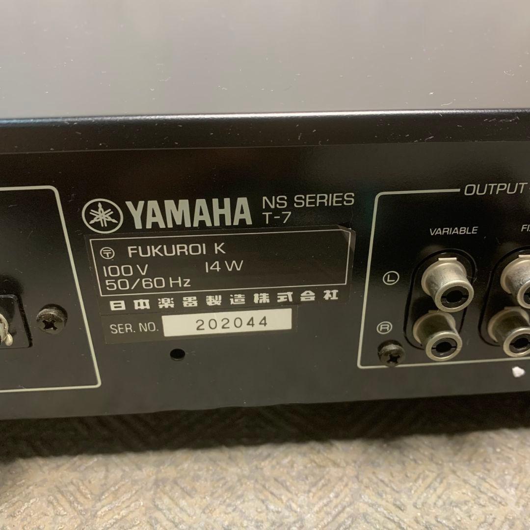 K080 YAMAHA ナチュラルサウンド AMFMステレオチューナー T-7