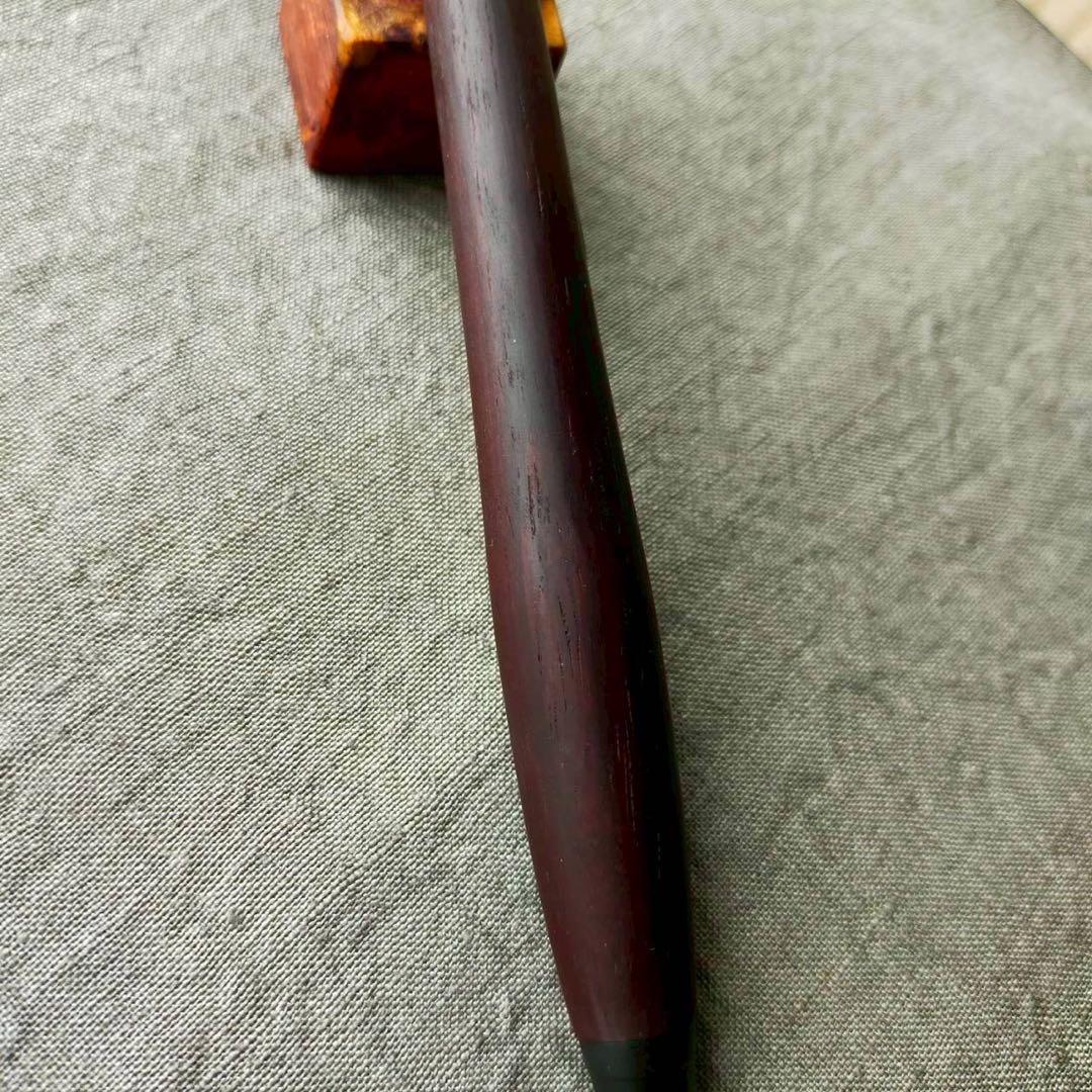 マリティマ　ボワドローズ　ハンドメイド　木軸シャープペン　0.5mm　ブラック