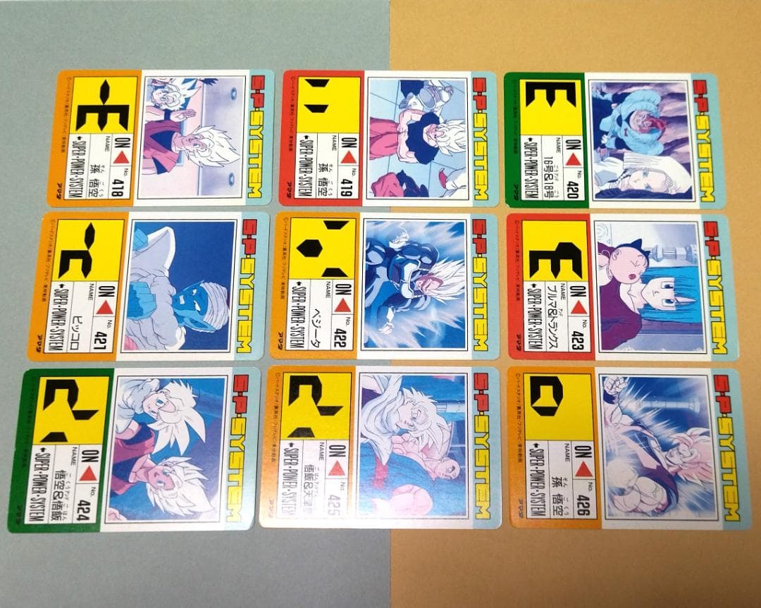 ３６枚ノーマルカードセット アマダ ＰＰカード パート20 当時もの 鳥山明