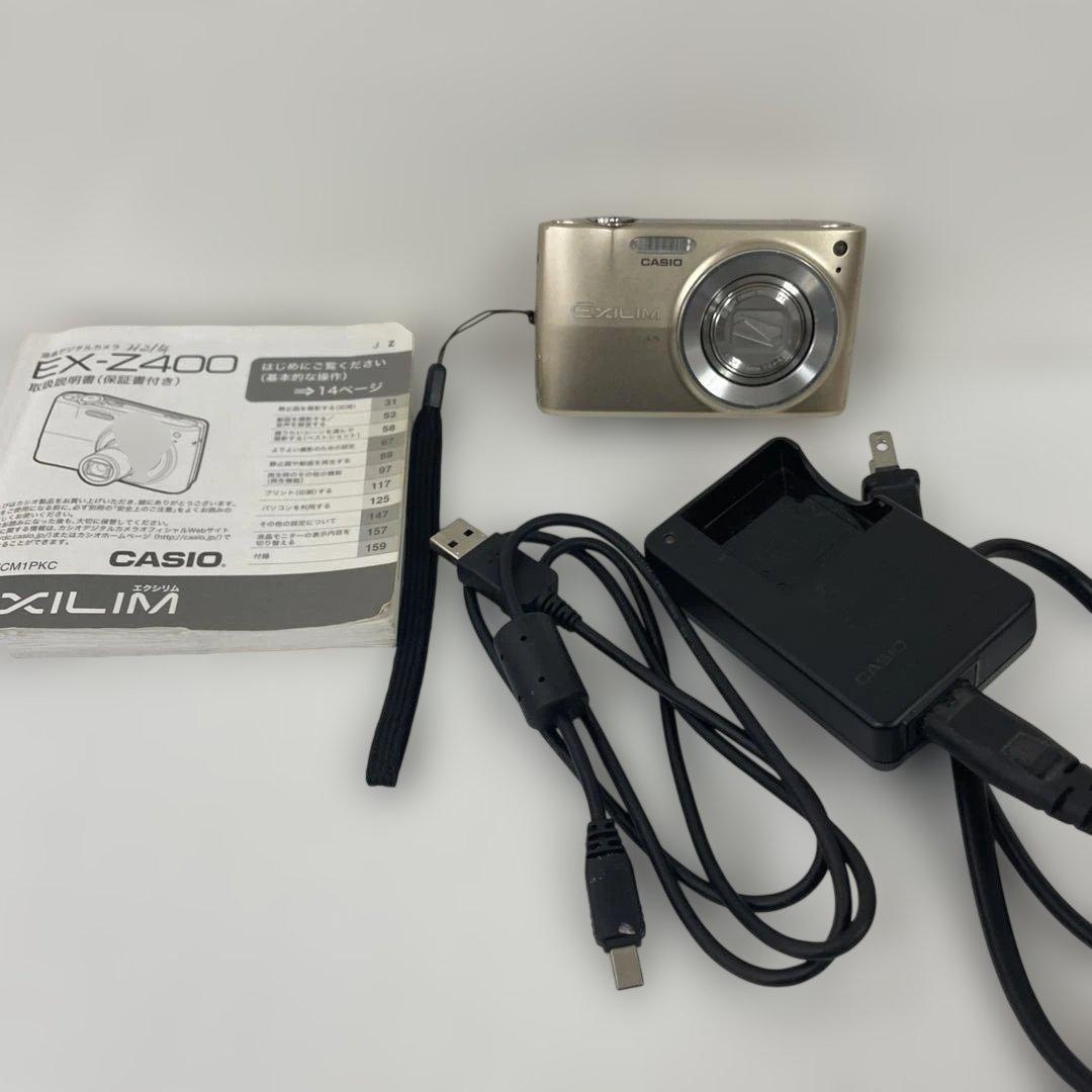 作動OK！CASIO EXILIM EX-Z400 コンパクトデジタルカメラ