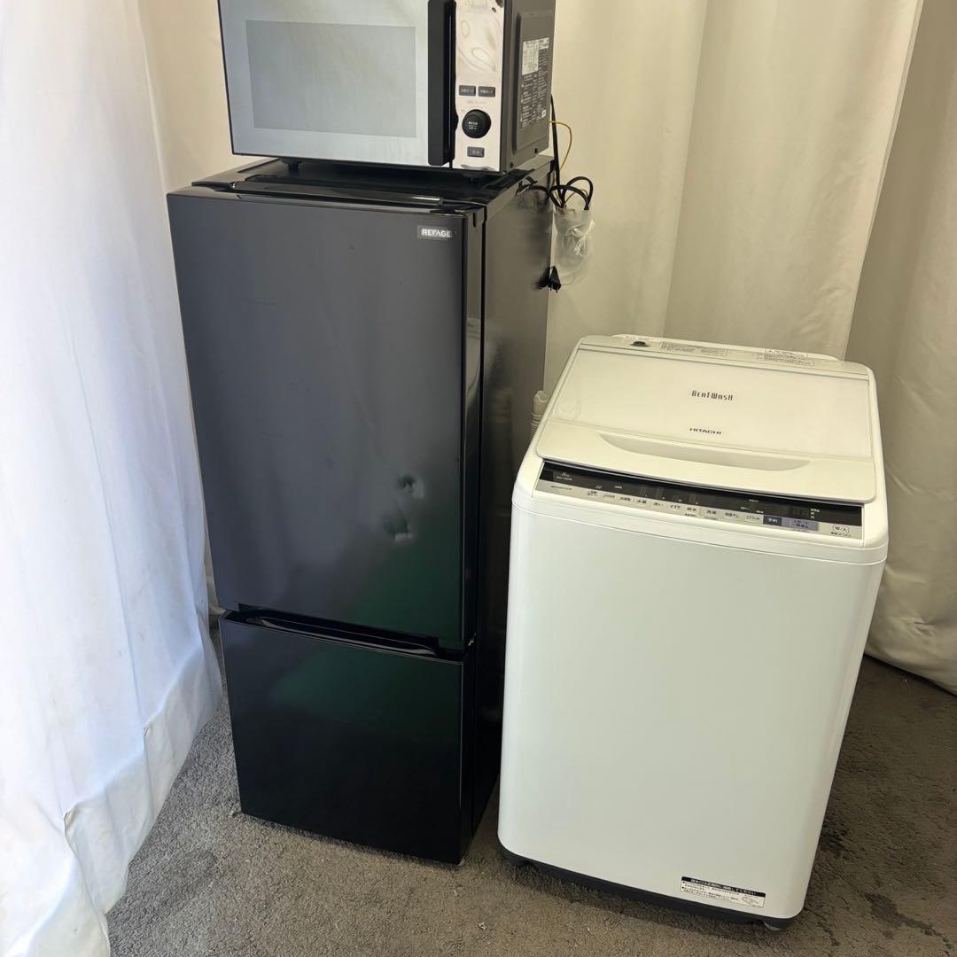 ★287　冷蔵庫　洗濯機　電子レンジ　家電セット　安い　一人暮らし　設置無料