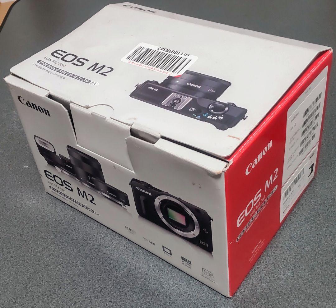 Canon ミラーレス一眼カメラ EOS M2 ダブルレンズキット