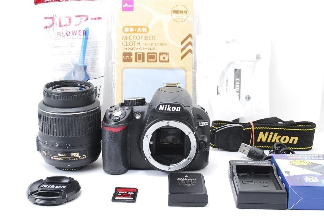 低ショット数美品✨Nikon D3100　スマホ転送　一眼レフ初心者 すぐ使える