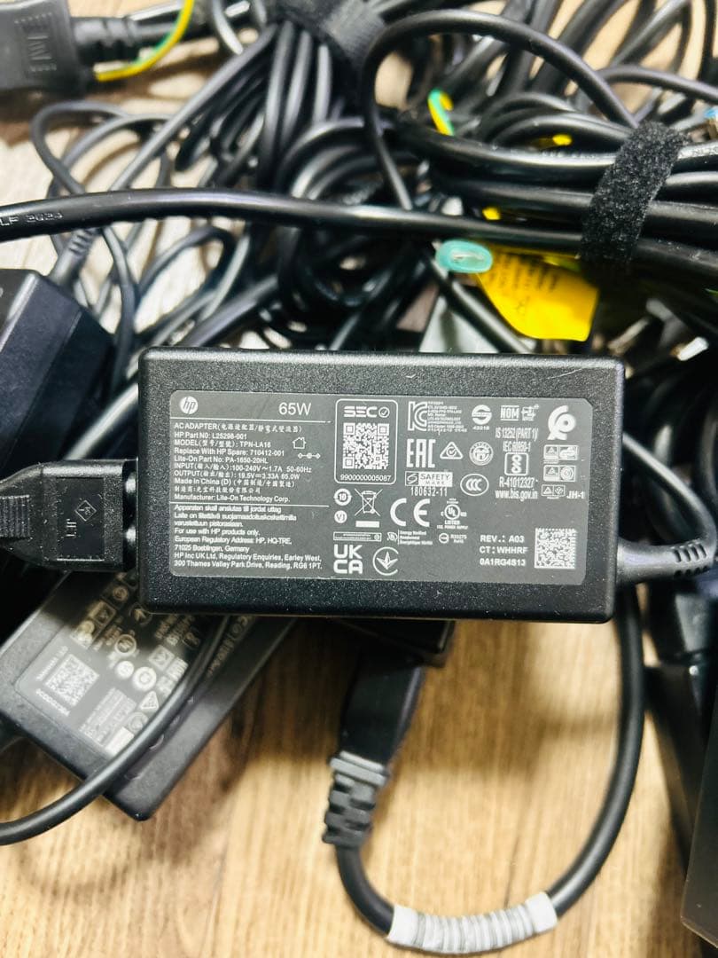 HP 65W 電源アダプター 10個
