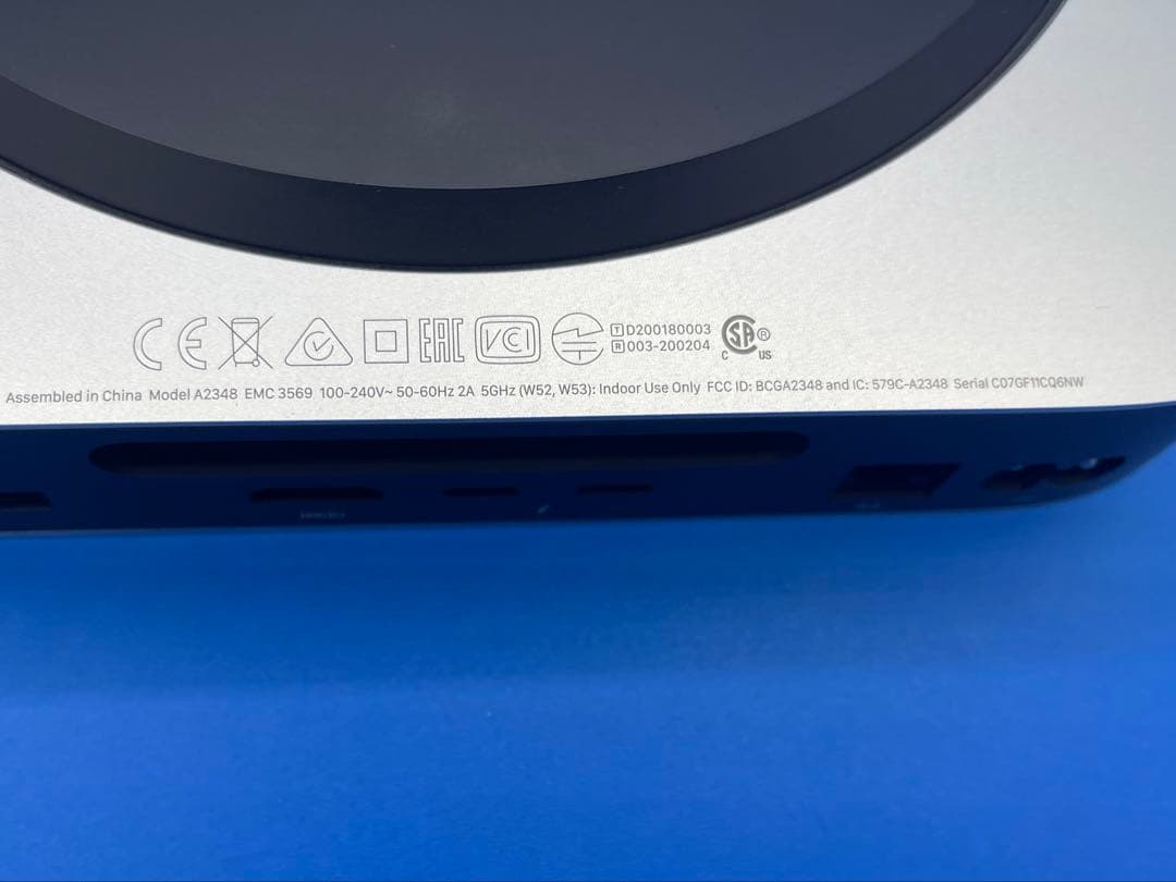 Macデスクトップ Mac mini (M1,2020)