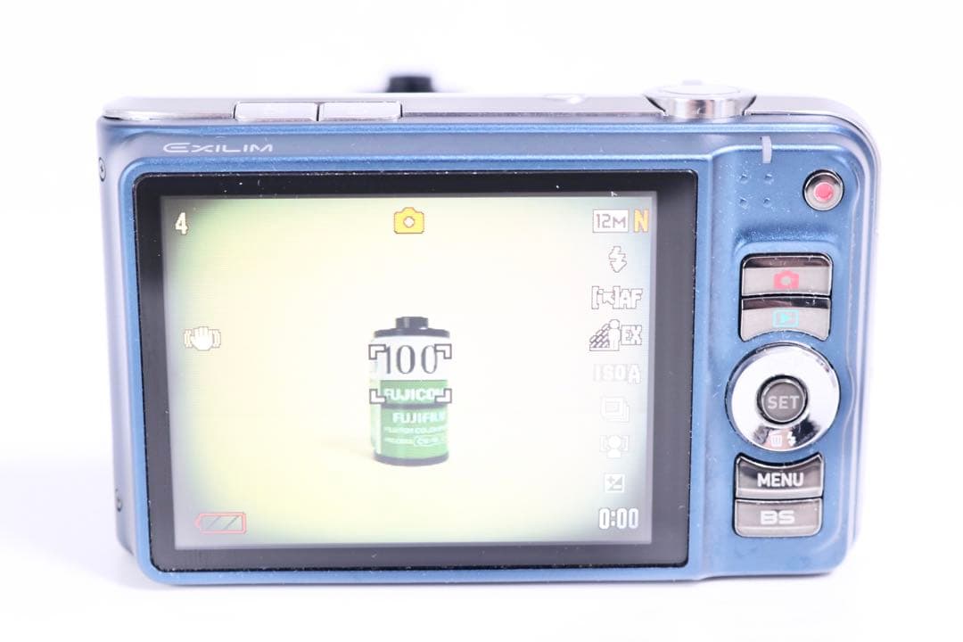 カシオ CASIO EXILIM EX-H10 ブルー 動作確認済