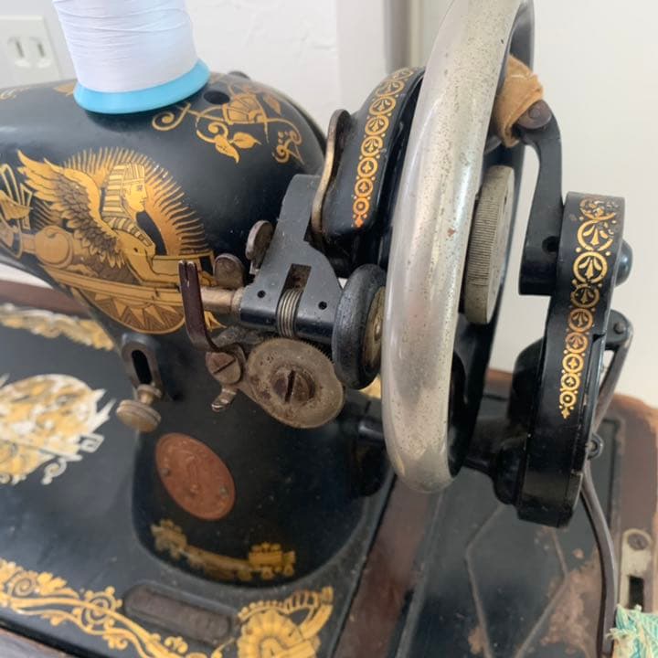 1923年製　スコットランド　クライドバンク工場　ビンテージ　シンガー　ミシン