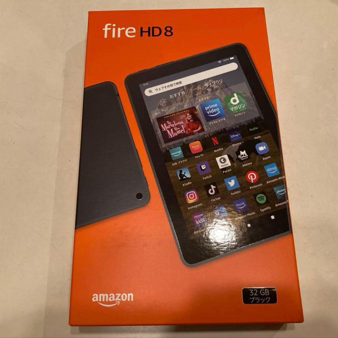 Amazon Fire HD 8 32GB タブレット、保護ケース