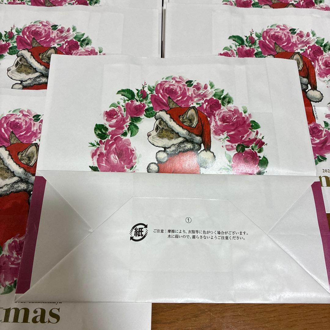 高島屋 ヒグチユウコ　ショッパー　12枚　ペーパーオーナメント　クリスマス　限定