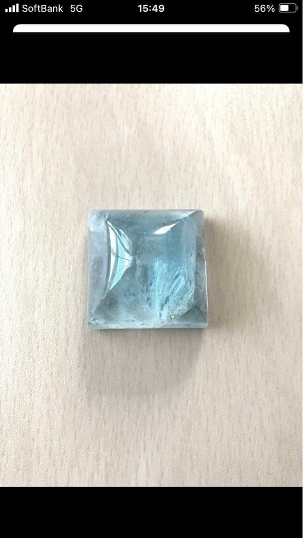 アクアマリン　スクエア　タンブル