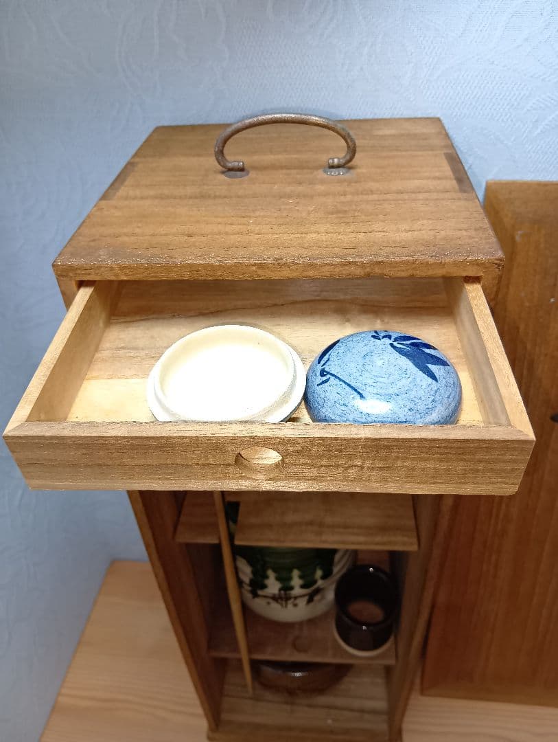 茶道具セット 木製収納ケース付き