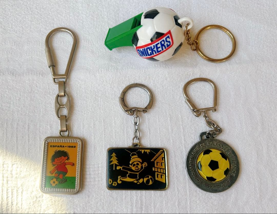 希少　ヴィンテージ　キーホルダー　1982年　スペイン　W杯　サッカー