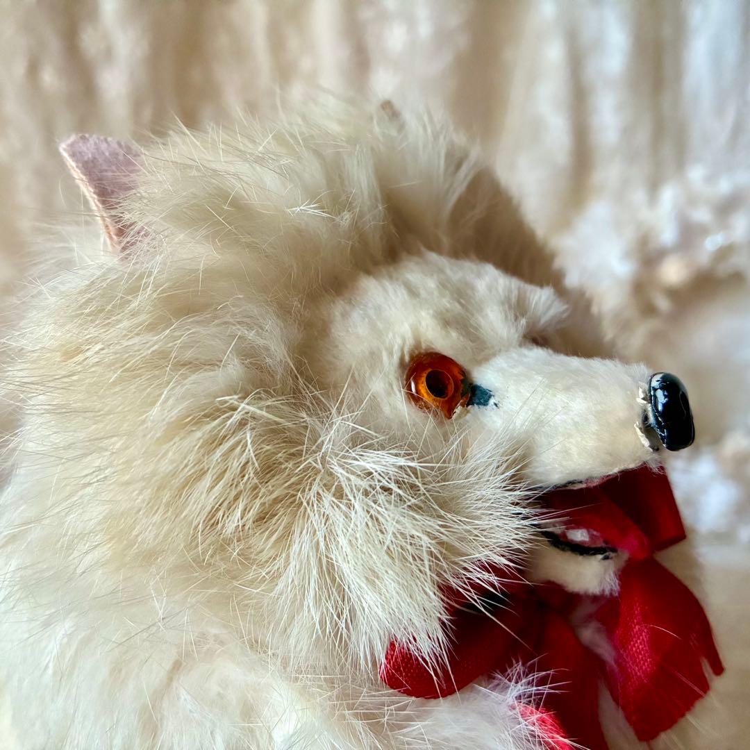 ジュモードッグ　ポメラニアンフィギュア犬　ドイツヴィンテージフランスアンティーク