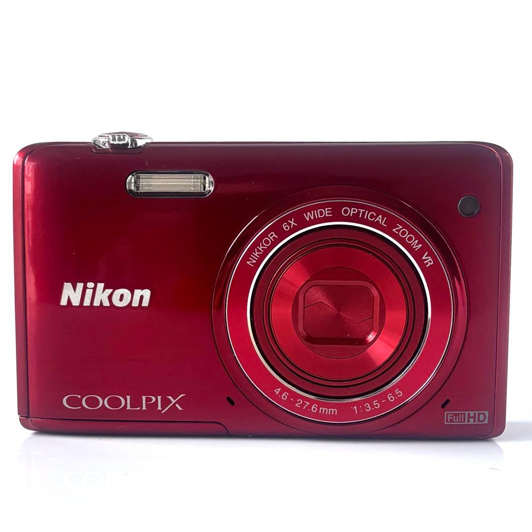 ✨美品すぐ使えます✨Nikon COOLPIX S5200 レッド 付属品多数✨