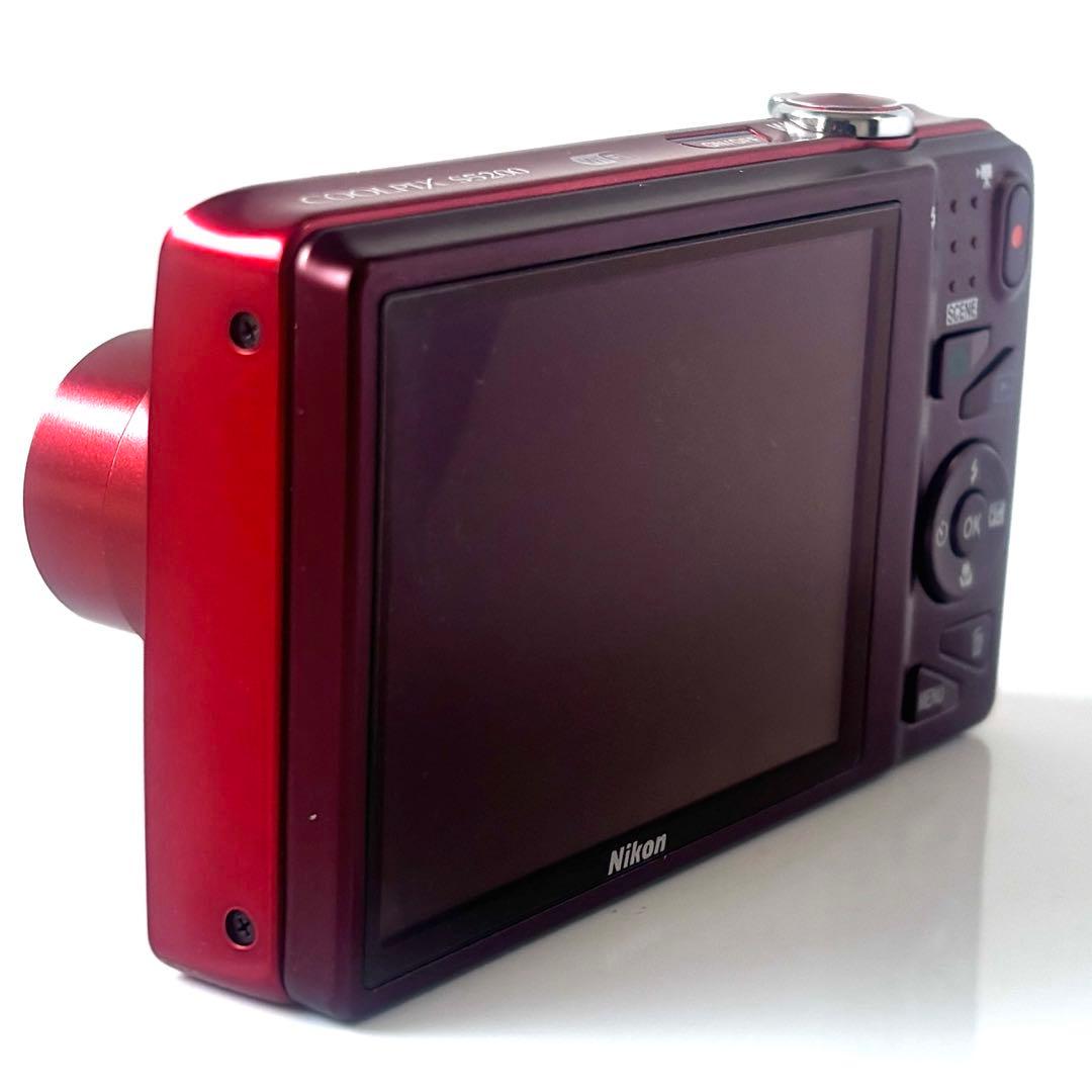 ✨美品すぐ使えます✨Nikon COOLPIX S5200 レッド 付属品多数✨