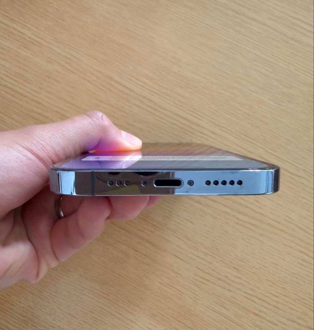 Apple iPhone 13 Pro シエラブルー 本体バックカメラ1個割れ