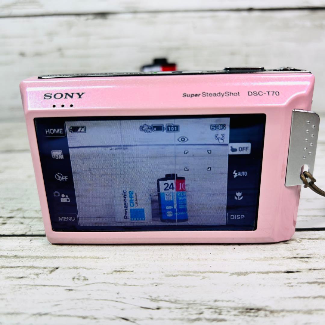 【動作良好・海外版】SONY Cyber-shot DSC-T70 ピンク