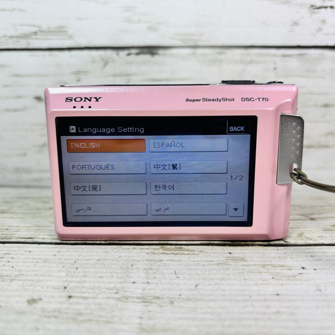 【動作良好・海外版】SONY Cyber-shot DSC-T70 ピンク