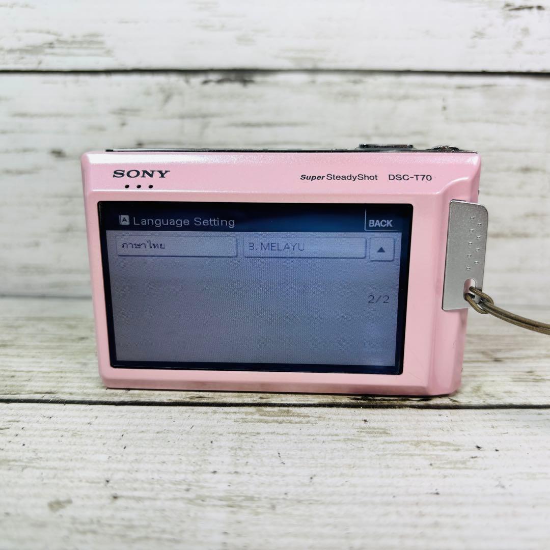 【動作良好・海外版】SONY Cyber-shot DSC-T70 ピンク