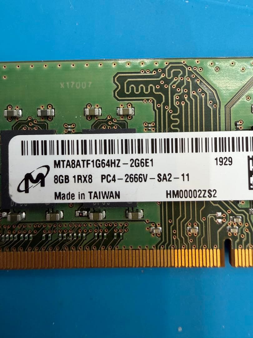 ノートPC用メモリ　8×2 16GB PC-2666V