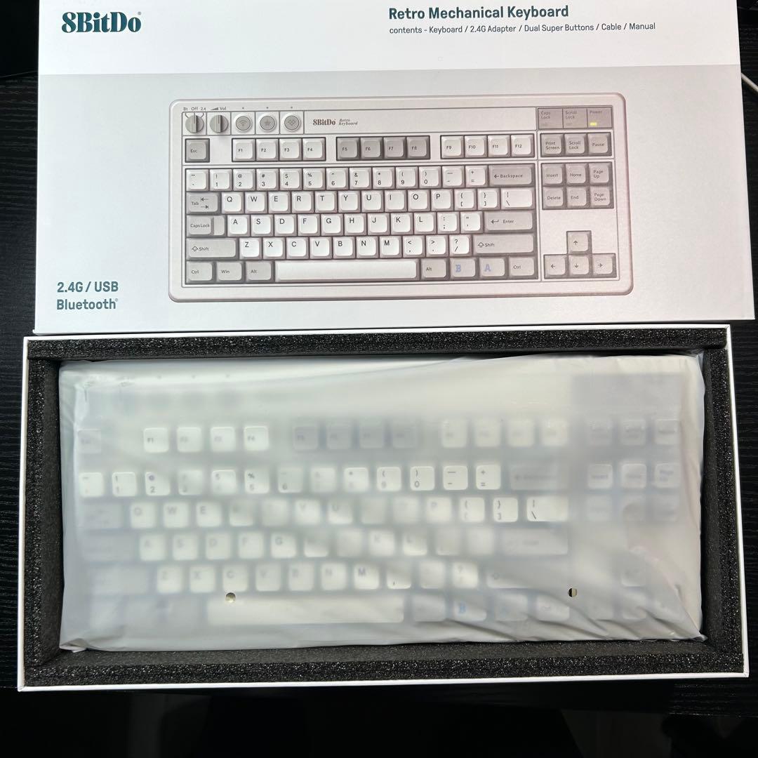 8Bitdo レトロ メカニカルキーボード 85HE