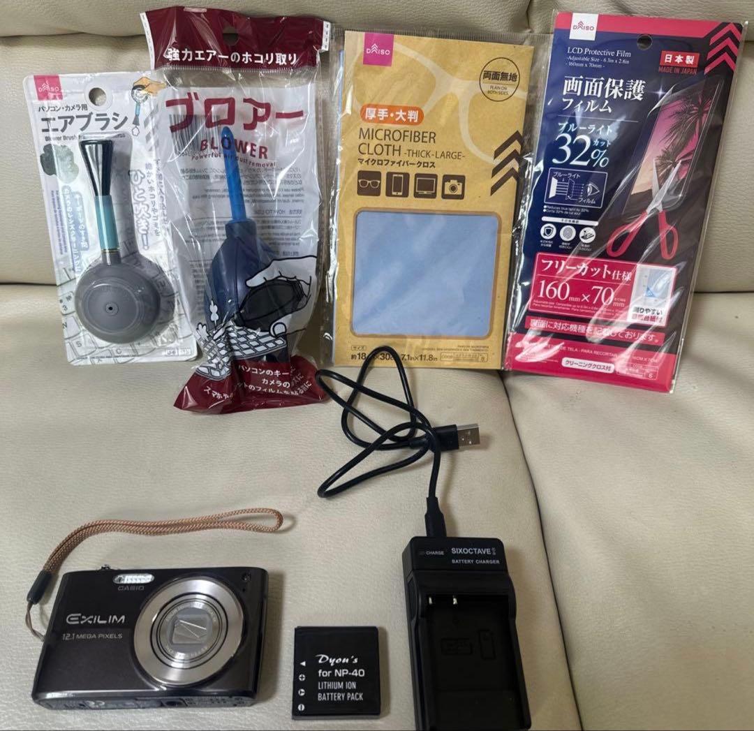 CASIO EXILIM EX-Z400 コンパクトデジタルカメラ ブラック