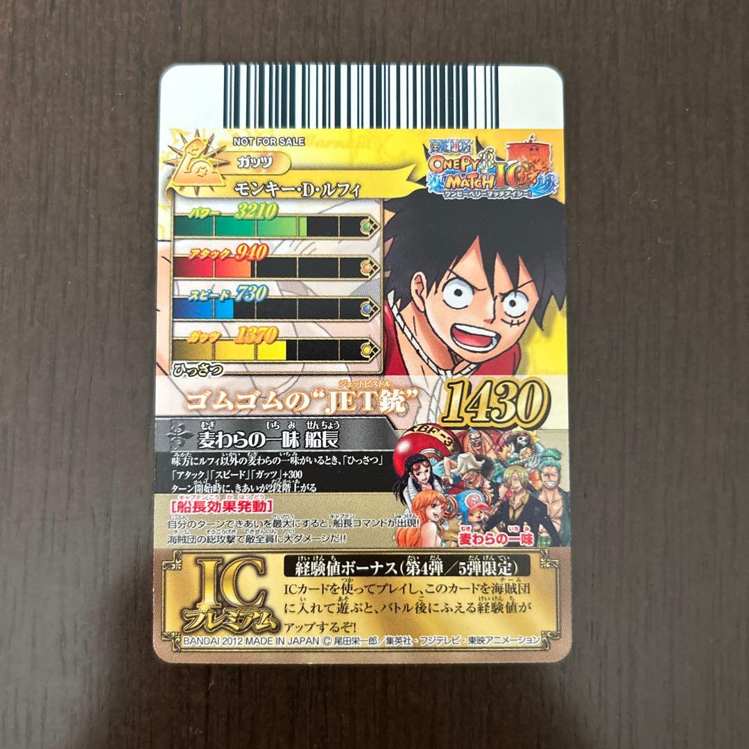 ワンピーベリーマッチアイシー　ルフィ　IC-PR04