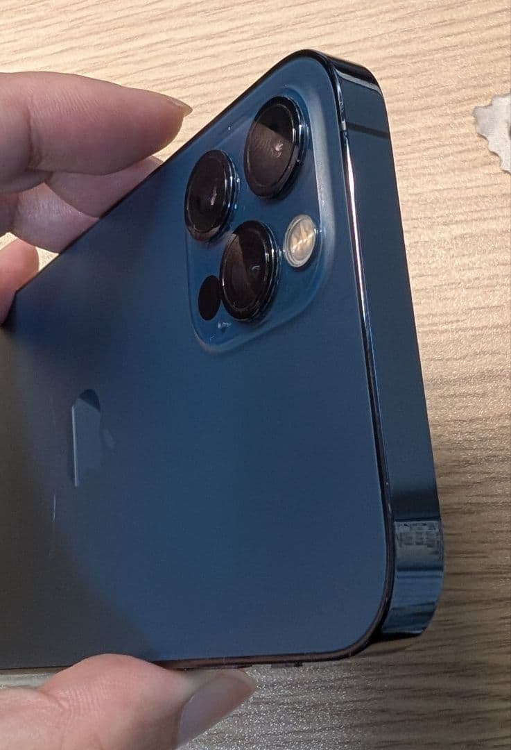 【動作確認済】iPhone12Pro 128GB ブルー SIMフリー 73%