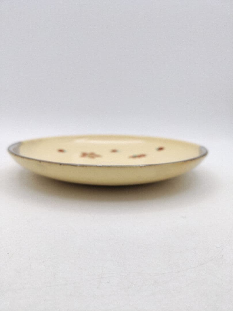 d156【未使用・特価品】銘々皿 銀彩 月と花 5+2 紙箱 茶道具