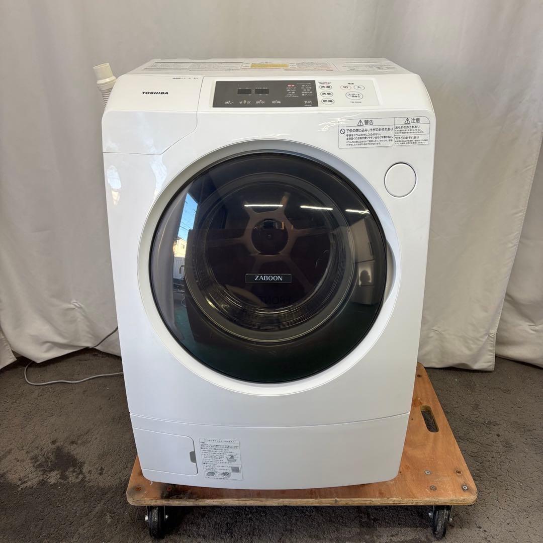Y29　ドラム式洗濯機　東芝　9キロ　乾燥　安い　綺麗　左開き　設置無料