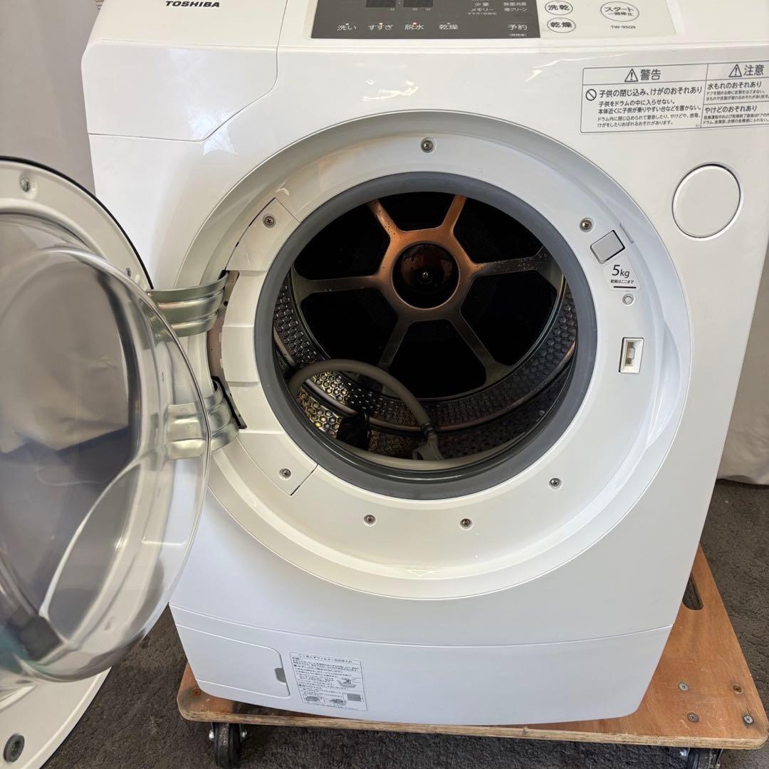 Y29　ドラム式洗濯機　東芝　9キロ　乾燥　安い　綺麗　左開き　設置無料