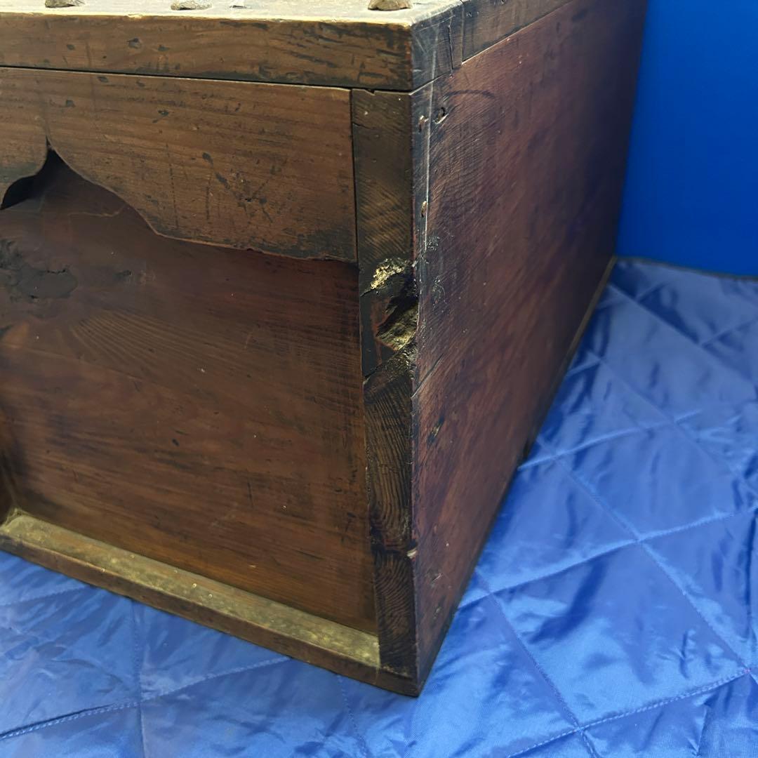 ほ*そ様 蔵出品⑤ 賽銭箱 銭函 銭箱 木製 工芸品 アンティーク
