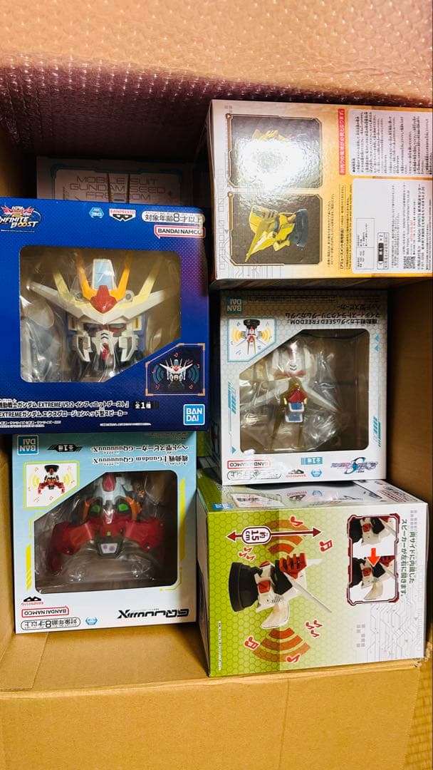 ガンダムSEED Freedom GQuuuuuuXヘッド型スピーカー12セット