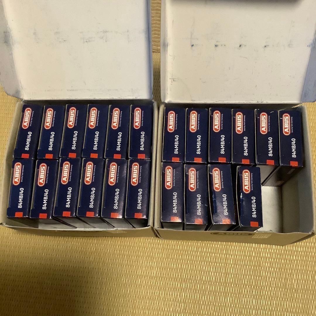 ABUS 防犯用真鍮南京錠 84MB/40 同番 新品未使用22個