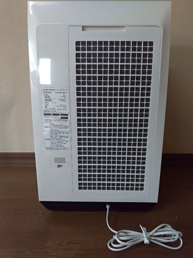 SHARP 除加湿空気清浄機 KC-HD70 2019年製 説明書付き