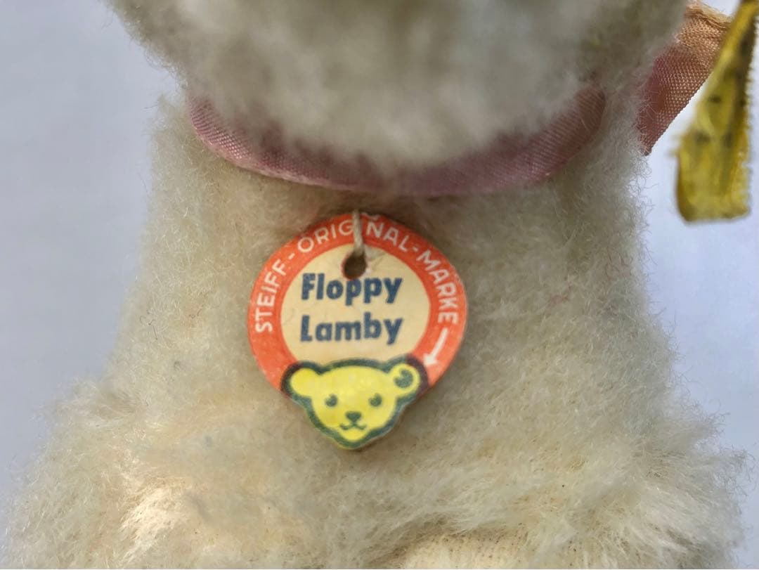 Steiff　ひつじのFloppy Lamby　お眠りひつじ　オールID　ピンク