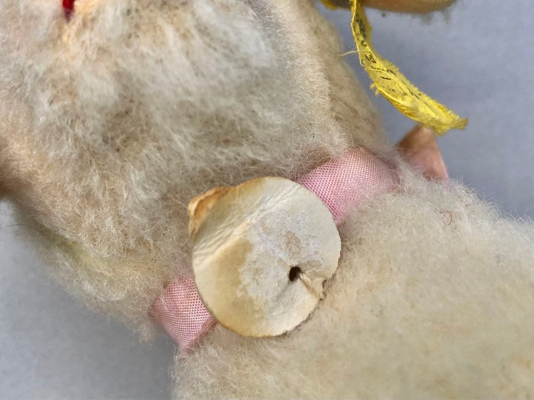 Steiff　ひつじのFloppy Lamby　お眠りひつじ　オールID　ピンク