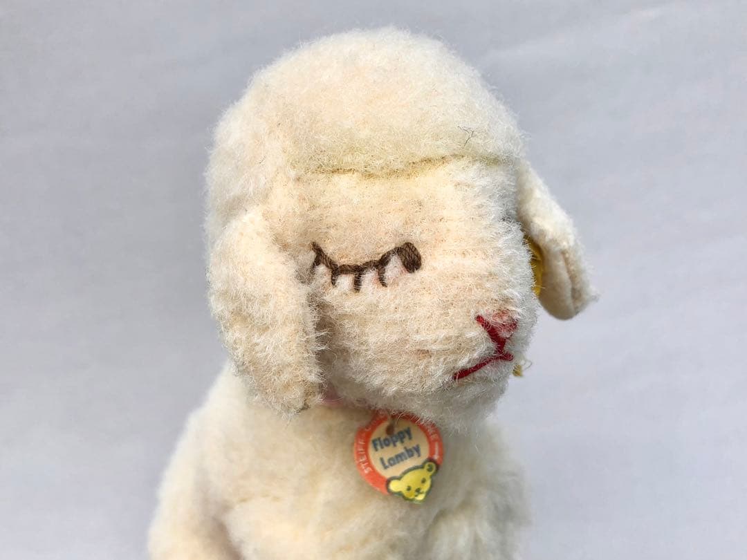 Steiff　ひつじのFloppy Lamby　お眠りひつじ　オールID　ピンク