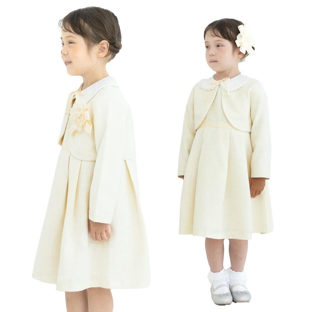 [RIO] フォーマルワンピース 4点セット 110cm-130cm 全5色 m