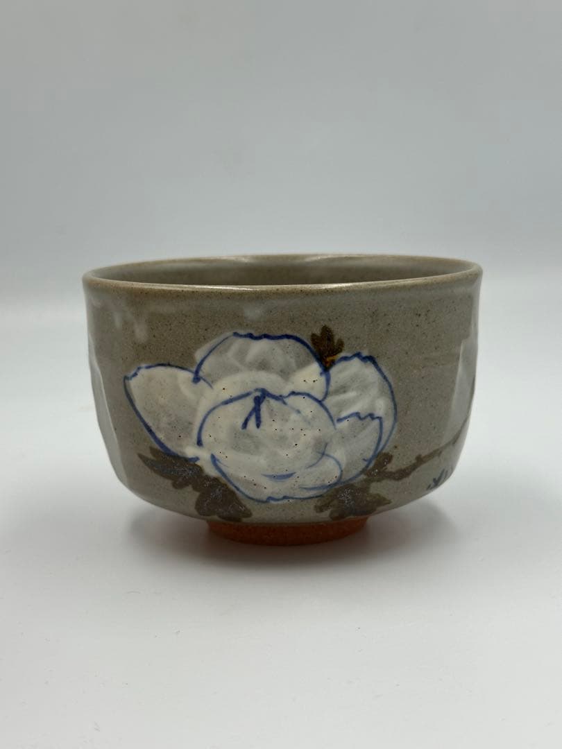 兼中斎牡丹画・小田雪窓賛書　永楽善五郎 即全造　乾山写 牡丹茶碗