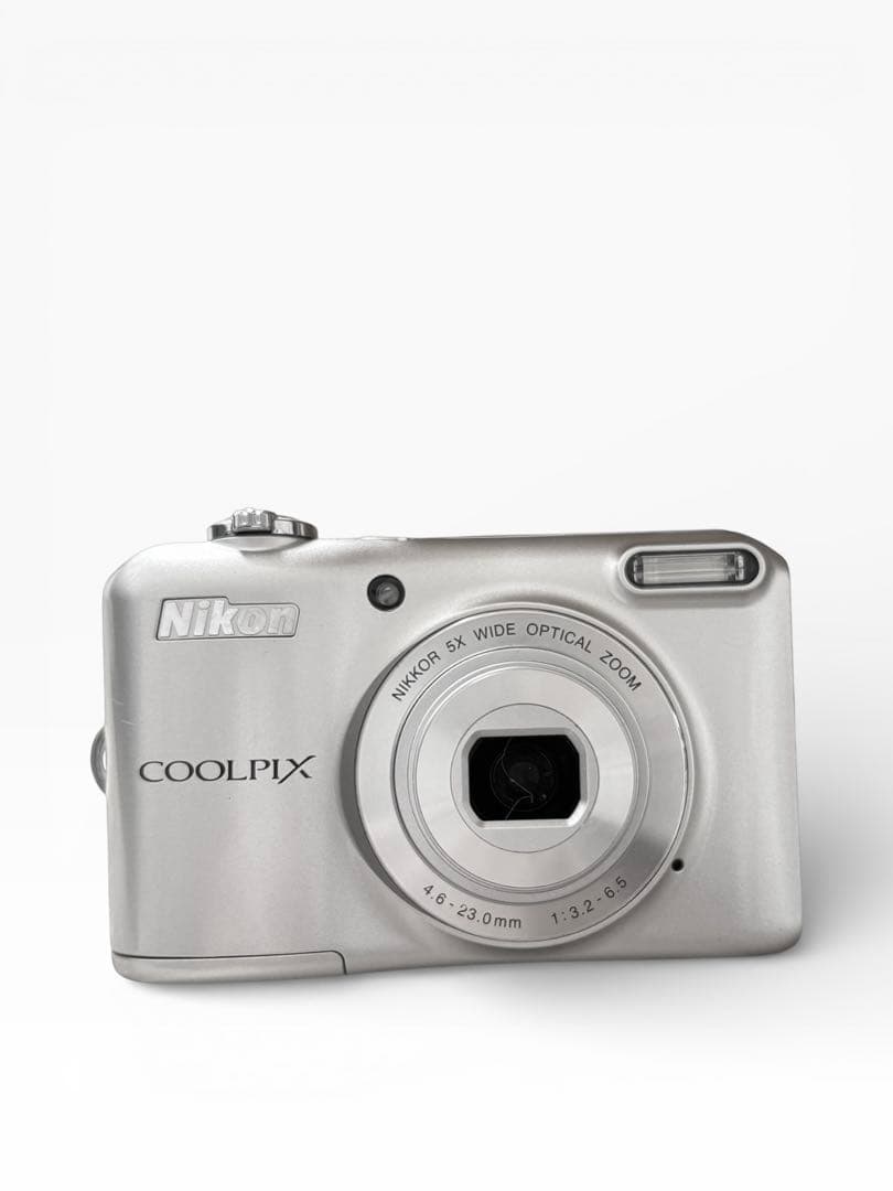Nikon COOLPIX L28 シルバー 単三電池式 コンデジ 動作確認済
