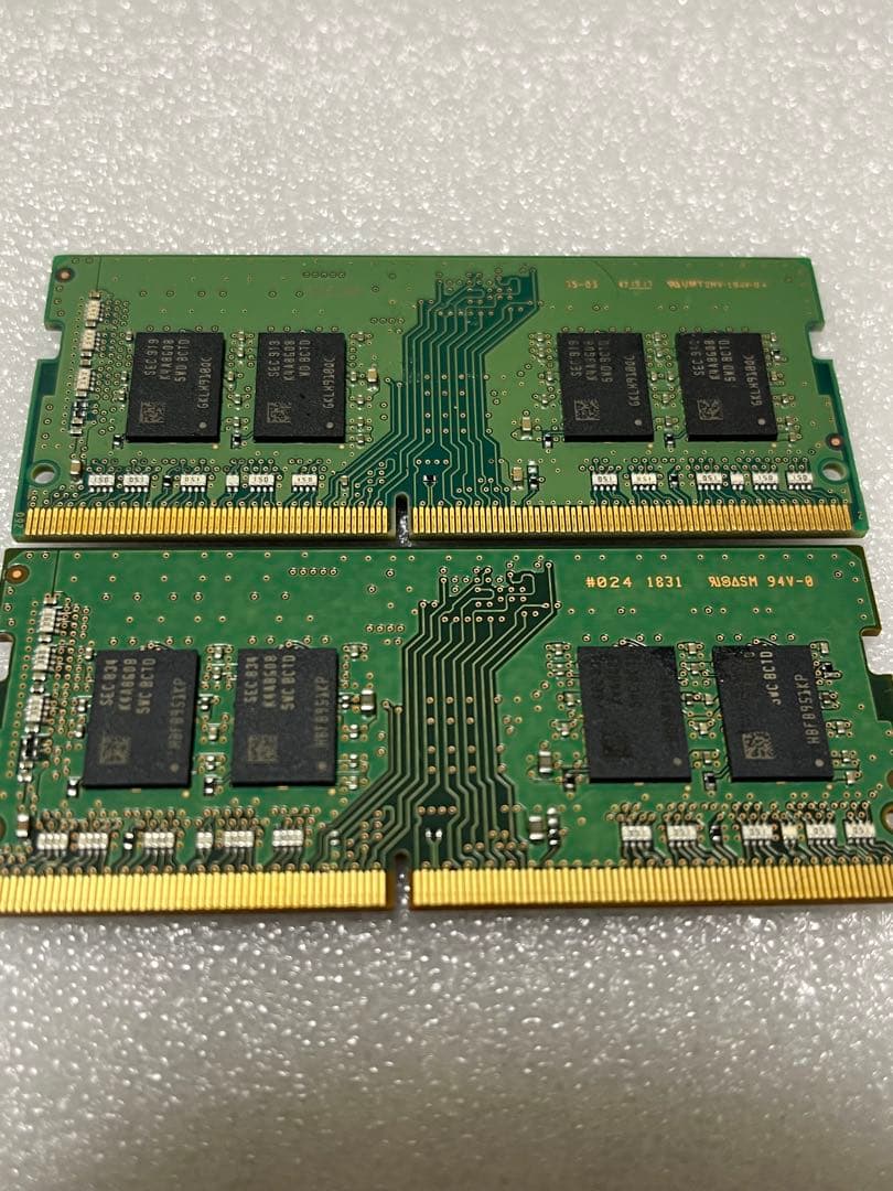 T7 SAMSUNG 8GB２枚　16GB PC4 BIOSチェック✅