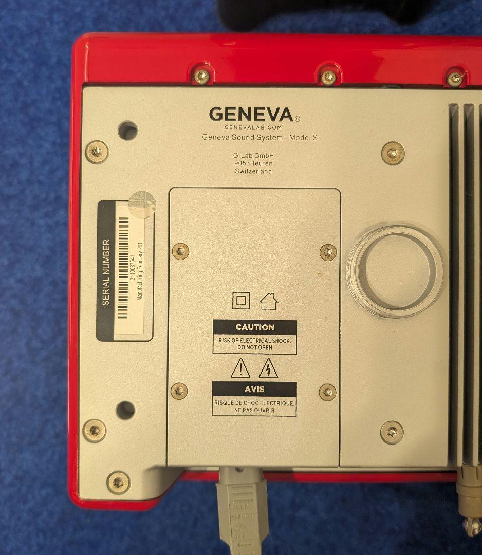 【送料込】GENEVA Sound System Model Sレッド　赤