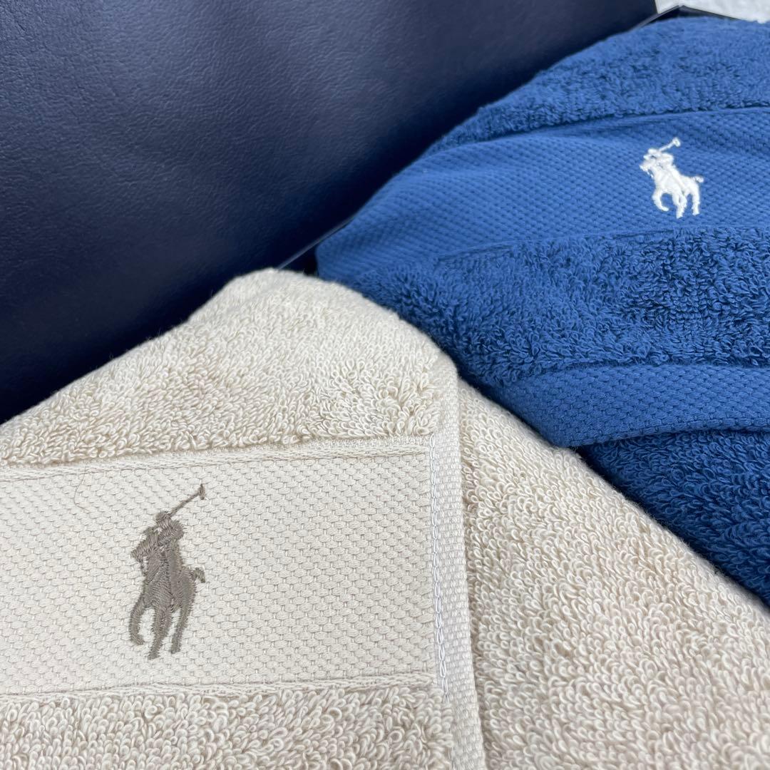 ○未使用.RALPH LAUREN/ラルフローレン、ハンドタオル、2枚組