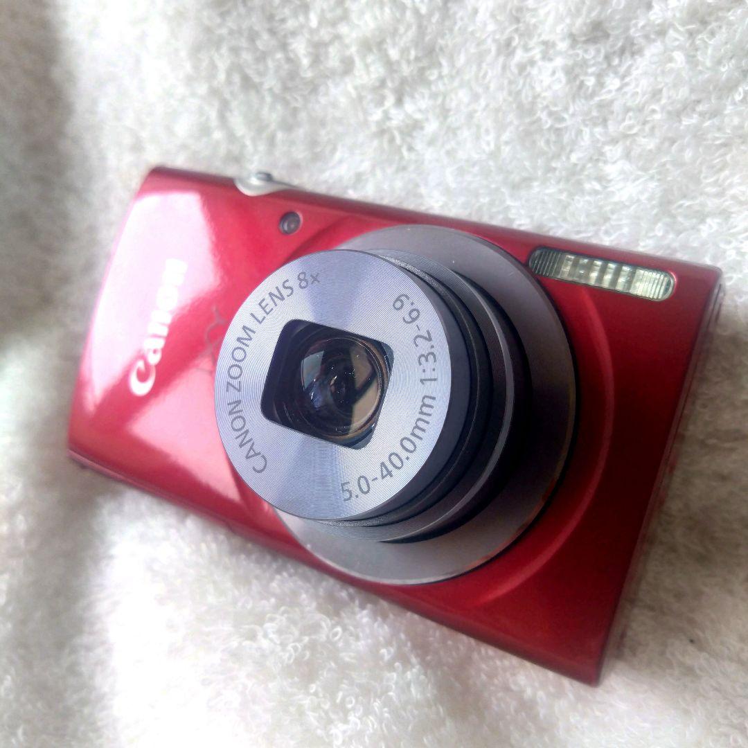 美品 動作確認済 Canon IXY 150 レッド コンパクトデジタルカメラ